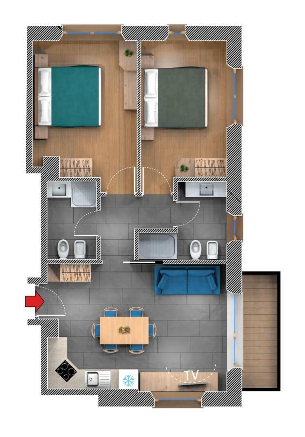 Casa Giusto Apartment Livigno Bagian luar foto